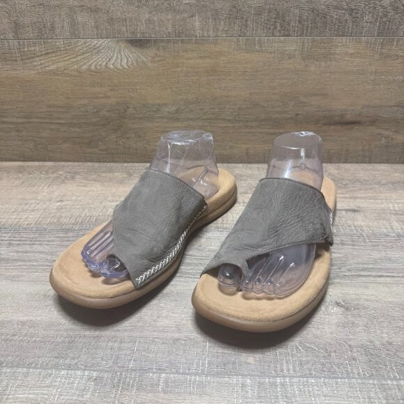 Gabor Lanzarote Tan Leather Toe Loop Sandals Women's Size EU 42 - Picture 1 of 8